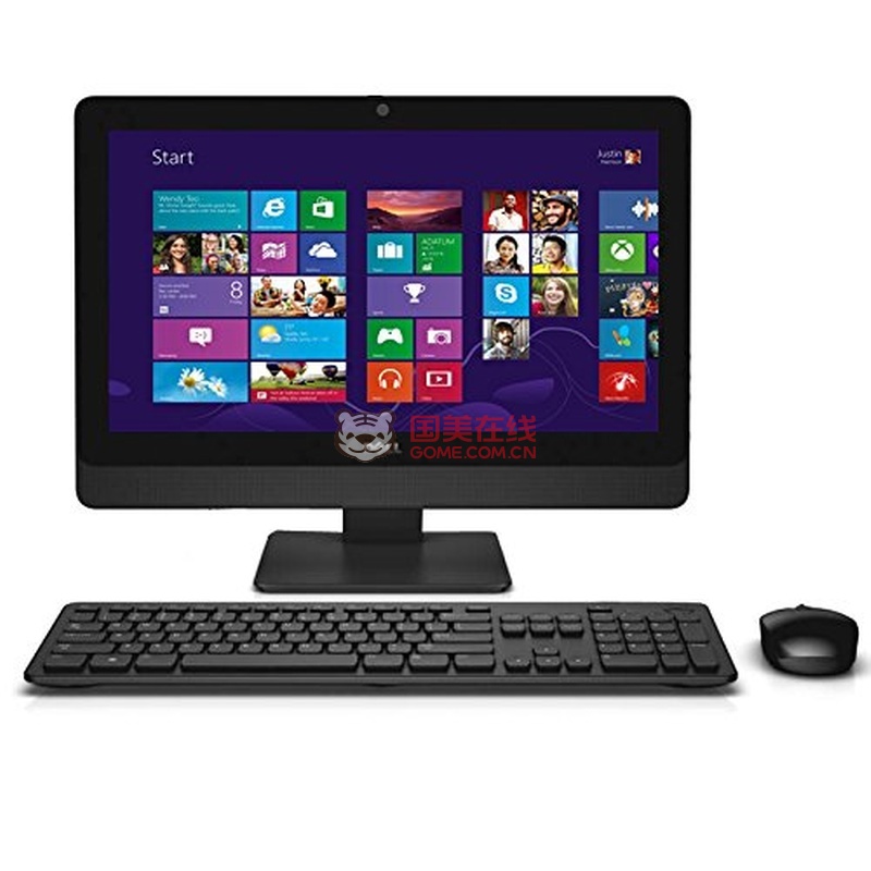 【戴爾3048-7208一體機】戴爾(DELL)3048-R7208 19.5英寸一體電腦G3250T 4G 500G DVDRW 三年上門服務WIN8圖片展示-國美在線嘉和電腦專營店